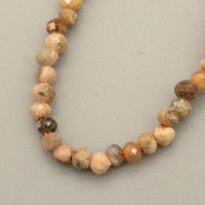Natural Rhodochrosite Beads Strands,Round,Faceted,Brownish Yellow,2mm,Hole:0.5mm,about 190 pcs/strand,about 4 g/strand,5 strands/package,14.96"(38cm),XBGB05302vbmb-L020