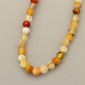 Natural Citrine Beads Strands,Round,Faceted,Yellow,2mm,Hole:0.5mm,about 190 pcs/strand,about 4 g/strand,5 strands/package,14.96"(38cm),XBGB05312vbmb-L020