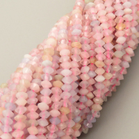 Natural Morganite Beads Strands,Two-Sided Cone,Faceted,Pink ,2x3mm,Hole:0.5mm,about 126 pcs/strand,about 6 g/strand,5 strands/package,14.96"(38cm),XBGB05314ahjb-L020