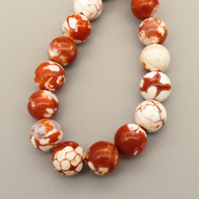 Natural Agate Beads Strands,Round,White Brown,10mm,Hole:1mm,about 38 pcs/strand,about 55 g/strand,5 strands/package,14.96"(38cm),XBGB05390bbov-L020