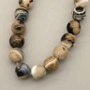 Natural Agate Beads Strands,Round,Dark Grey,4mm,Hole:0.5mm,about 95 pcs/strand,about 9 g/strand,5 strands/package,14.96"(38cm),XBGB05416vbmb-L020