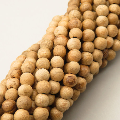 Natural Phoebe Zhennan S. Lee Beads Strands,Round,Light Brown,4mm,Hole:0.5mm,about 91 pcs/strand,about 9 g/strand,5 strands/package,14.96"(38cm),XBSB00003baka-L020