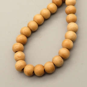 Natural Diospyros Ferrea(Willd.)Bakhuizen Beads Strands,Round,Light Brown,4mm,Hole:0.5mm,about 95 pcs/strand,about 9 g/strand,5 strands/package,14.96"(38cm),XBSB00005baka-L020