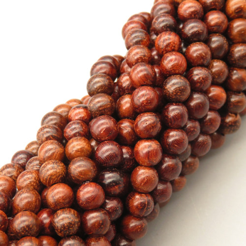 Natural Dalbergia Cochinchinensis Beads Strands,Round,Dark Brown,4mm,Hole:0.5mm,about 95 pcs/strand,about 9 g/strand,5 strands/package,14.96"(38cm),XBSB00009baka-L020