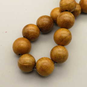 Natural Cordia Elaeagnoides A.DC Beads Strands,Round,Brown,8mm,Hole:1mm,about 47 pcs/strand,about 36 g/strand,5 strands/package,14.96"(38cm),XBSB00031ablb-L020