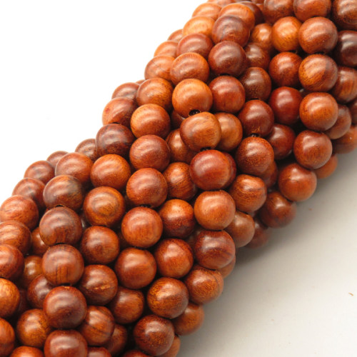 Natural Colophospermum Beads Strands,Round,Dark Brown,6mm,Hole:0.8mm,about 63 pcs/strand,about 22 g/strand,5 strands/package,14.96"(38cm),XBSB00035baka-L020