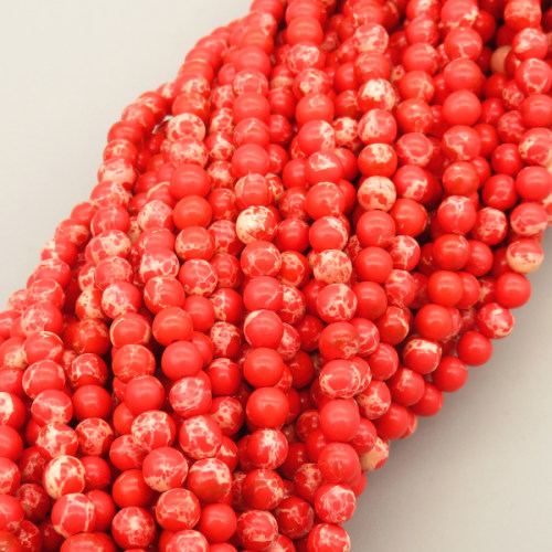 Natural Agate Beads Strands,Round,Red,Dyed,4mm,Hole:0.8mm,about 95 pcs/strand,about 9 g/strand,5 strands/package,14.96"(38cm),XBGB05826vbmb-L020