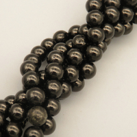 Natural Obsidian Beads Strands,Round,Black,6mm,Hole:0.8mm,about 63 pcs/strand,about 22 g/strand,5 strands/package,14.96"(38cm),XBGB05850ablb-L020