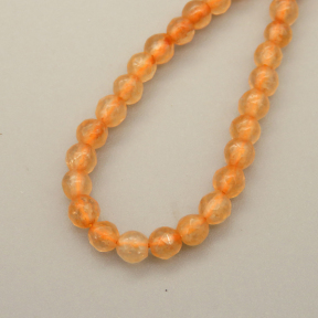 Natural Agate Beads Strands,Round,Faceted,Orange,Dyed,3mm,Hole:0.8mm,about 126 pcs/strand,about 6 g/strand,5 strands/package,14.96"(38cm),XBGB05934bbml-L020