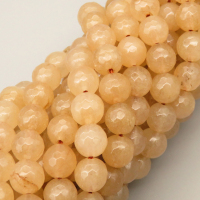 Natural Agate Beads Strands,Round,Faceted,Brown,8mm,Hole:1mm,about 47 pcs/strand,about 36 g/strand,5 strands/package,14.96"(38cm),XBGB06512vbnb-L020
