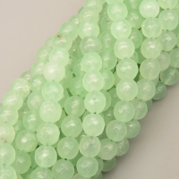 Natural Agate Beads Strands,Round,Faceted,Cyan Green,8mm,Hole:1mm,about 47 pcs/strand,about 36 g/strand,5 strands/package,14.96"(38cm),XBGB06520vbnb-L020