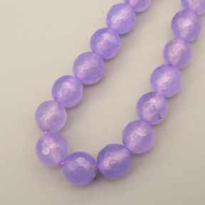 Natural Agate Beads Strands,Round,Faceted,Lavender,8mm,Hole:1mm,about 47 pcs/strand,about 36 g/strand,5 strands/package,14.96"(38cm),XBGB06536vbnb-L020