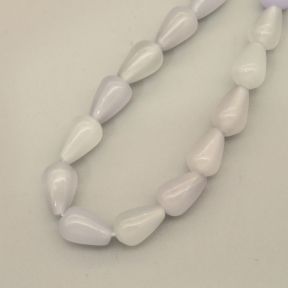 Cat Eye Beads Strands,Water Droplets, Pear Shape,Light Purple,6x9mm,Hole:1mm,about 42 pcs/strand,about 55 g/strand,5 strands/package,14.96"(38cm),XBGB06724bhia-L020