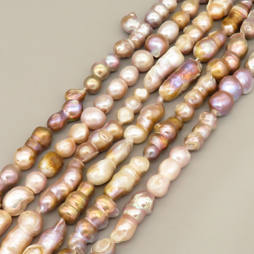 Natural Baroque Pearl Keshi Pearl Beads Strands,Cultured Freshwater Pearl Beads Strands,Conjoined Beads,Purple Pink,9x12x30mm-7x8x19mm,Hole:1.5mm,about 15 pcs/strand,about 220 g/strand,100 g/package,14.96"(38cm),XBSP01228hbab-L020
