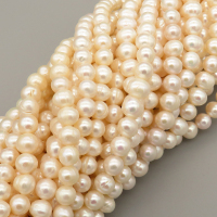 Natural Cultured Freshwater Pearl Beads Strands,Light Thread Punch,Off White,8mm-9mm,Hole:1.2mm,about 52 pcs/strand,about 45 g/strand,1 strand/package,14.17"(36cm),XBSP01300vhnv-L020,13680