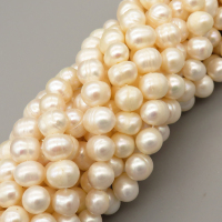 Natural Cultured Freshwater Pearl Beads Strands,Thread Punch,Off White,,9mm-10mm,Hole: 1.2mm,about 43 pcs/strand,about 50 g/strand,1 strand/package,14.17"(36cm),XBSP01384vila-L020,11085