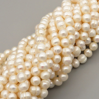Natural Cultured Freshwater Pearl Beads Strands,Thread Beads,Off White,,9mm-10mm,Hole: 1.2mm,about 44 pcs/strand,about 50 g/strand,1 strand/package,14.17"(36cm),XBSP01422aima-L020,11010
