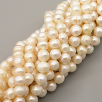 Natural Cultured Freshwater Pearl Beads Strands,Thread Punch,Off White,,10mm-11mm,Hole: 1.5mm,about 38 pcs/strand,about 55 g/strand,1 strand/package,14.17"(36cm),XBSP01432vila-L020,12360