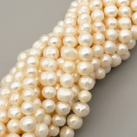 Natural Cultured Freshwater Pearl Beads Strands,Thread Punch,Off White,,8mm-9mm,Hole: 1.2mm,about 49 pcs/strand,about 40 g/strand,1 strand/package,14.17"(36cm),XBSP01470vhov-L020,9485