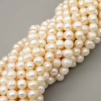 Natural Cultured Freshwater Pearl Beads Strands,Thread Punch,Off White,,8mm-9mm,Hole: 1.2mm,about 49 pcs/strand,about 40 g/strand,1 strand/package,14.17"(36cm),XBSP01488aivb-L020,8695