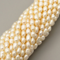 Natural Cultured Freshwater Pearl Beads Strands,Thread Beads,Off White,4.3mm-4.6mm,Hole:0.8mm,about 65 pcs/strand,about 10 g/strand,1 strand/package,14.96"(38cm),XBSP01542ahlv-L020,7630