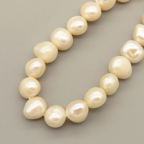 Natural Cultured Freshwater Pearl Beads Strands,Punch,Off White,7mm-8mm,Hole:1mm,about 51 pcs/strand,about 25 g/strand,1 strand/package,14.17"(36cm),XBSP01570aivb-L020,6680