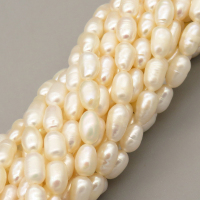 Natural Cultured Freshwater Pearl Beads Strands,Thread Beads,Off White,5mm-6mm,Hole:1mm,about 51 pcs/strand,about 22 g/strand,1 strand/package,14.96"(38cm),XBSP01572vhmv-L020,6235