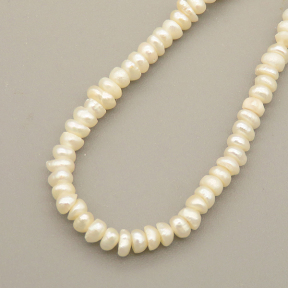 Natural Cultured Freshwater Pearl Beads Strands,Half Round Punch,Off White,3mm-4mm,Hole:0.5mm,about 262 pcs/strand,about 9 g/strand,1 strand/package,14.96"(38cm),XBSP01588ajlv-L020,9675