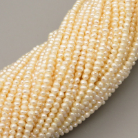 Natural Cultured Freshwater Pearl Beads Strands,Punch,Off White,2mm-3mm,Hole:0.5mm,about 188 pcs/strand,about 7 g/strand,1 strand/package,14.96"(38cm),XBSP01590ajlv-L020,14380