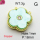 Resin & Zirconia,Brass Links Connectors,Flower,Plating Gold,Light Green,18mm,Hole:1mm,about 3g/pc,5 pcs/package,XFL01947aajl-G030
