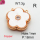Resin & Zirconia,Brass Links Connectors,Flower,Plating Rose Gold,White,18mm,Hole:1mm,about 3g/pc,5 pcs/package,XFL01955aajl-G030