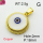 Enamel & Eye Patch Imported from Italy,Brass Pendants,Round,Devil's Eye,Plating Gold,White,18mm,Hole:2mm,about 2.5g/pc,5 pcs/package,XFPC03199baka-G030