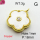 Resin & Zirconia,Brass Pendants,Flower,Plating Gold,White,18mm,Hole:1mm,about 3g/pc,5 pcs/package,XFPC03269aajl-G030