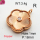 Zirconia,Brass Pendants,Flower,Plating Rose Gold,18mm,Hole:1mm,about 3.4g/pc,5 pcs/package,XFPC03275baka-G030