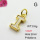 Shell,Brass Pendants,Letter I,Plating Gold,9x6mm,Hole:2mm,about 0.6g/pc,5 pcs/package,XFPC03567vail-G030