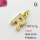 Shell,Brass Pendants,Letter R,Plating Gold,9x8mm,Hole:2mm,about 0.7g/pc,5 pcs/package,XFPC03568vail-G030