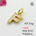 Shell,Brass Pendants,Letter F,Plating Gold,9x6mm,Hole:2mm,about 0.6g/pc,5 pcs/package,XFPC03572vail-G030