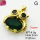 Cubic Zirconia,Brass Pendants,Owl,Plating Gold,Dark Green,20mm,Hole:2mm,about 4.5g/pc,5 pcs/package,XFPC03587baka-L024