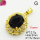 Cubic Zirconia,Brass Pendants,Oval,Plating Gold,Black,17x15mm,Hole:2mm,about 2.7g/pc,5 pcs/package,XFPC03624aajl-L024