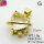Cubic Zirconia,Brass Pendants,Bear,Plating Gold,White,11x13mm,Hole:2mm,about 1.9g/pc,5 pcs/package,XFPC03670avja-L024