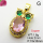 Cubic Zirconia,Brass Pendants,Heart Shape with Wings,Plating Gold,Pink,15x10mm,Hole:2mm,about 1.8g/pc,5 pcs/package,XFPC03709aajl-L024