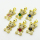 Cubic Zirconia,Brass Pendants,Bear,Plating Gold,Mixed Color,17x11mm,Hole:2mm,about 1.5g/pc,5 pcs/package,XFPC03718aajl-L024