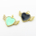 Micro Pave Cubic Zirconia & Enamel,Brass Pendants,Heart with Wings,Plating Gold,Mixed Color,15x25mm,Hole:2mm,about 2.5g/pc,5 pcs/package,XFPC04267aajl-L024