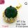 Micro Pave Cubic Zirconia,Brass Pendants,Nearly Round,Plating Gold,Dark Green,13x12mm,Hole:2mm,about 2.2g/pc,5 pcs/package,XFPC04297aajl-L024