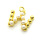 Brass Pendants,with ABS Plastic Imitation Pearls,Letter W,Plated Gold,12x17mm,Hole:2mm,about 1.4g/pc,5 pcs/package,XFPC05366aajl-L017