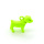 Spray Painted Brass Pendants,Puppy,Fluorescent Green,13x17mm,Hole:2mm,about 3g/pc,5 pcs/package,XFPC05475avja-L017
