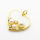 Brass Micro Pave Cubic Zirconia Enamel Pendants,with Plastic Imitation Pearls,Heart,Plated Gold,White,Hole:2mm,18x20mm,about 3.1g/pc,5 pcs/package,XFPC05500aajl-L024