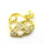 Brass Micro Pave Cubic Zirconia Pendants,with Enamel,Heart,Plated Gold,White,20mm,Hole:2mm,about 1.5g/pc,5 pcs/package,XFPC05681aajl-L024
