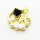 Brass Cubic Zirconia Pendants,with Plastic Imitation Pearls,Heart,Love,Plated Gold,Black,20mm,Hole:2mm,about 3g/pc,5 pcs/package,XFPC06289aajl-L024