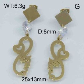SS Earrings  3E40044vbnl-635